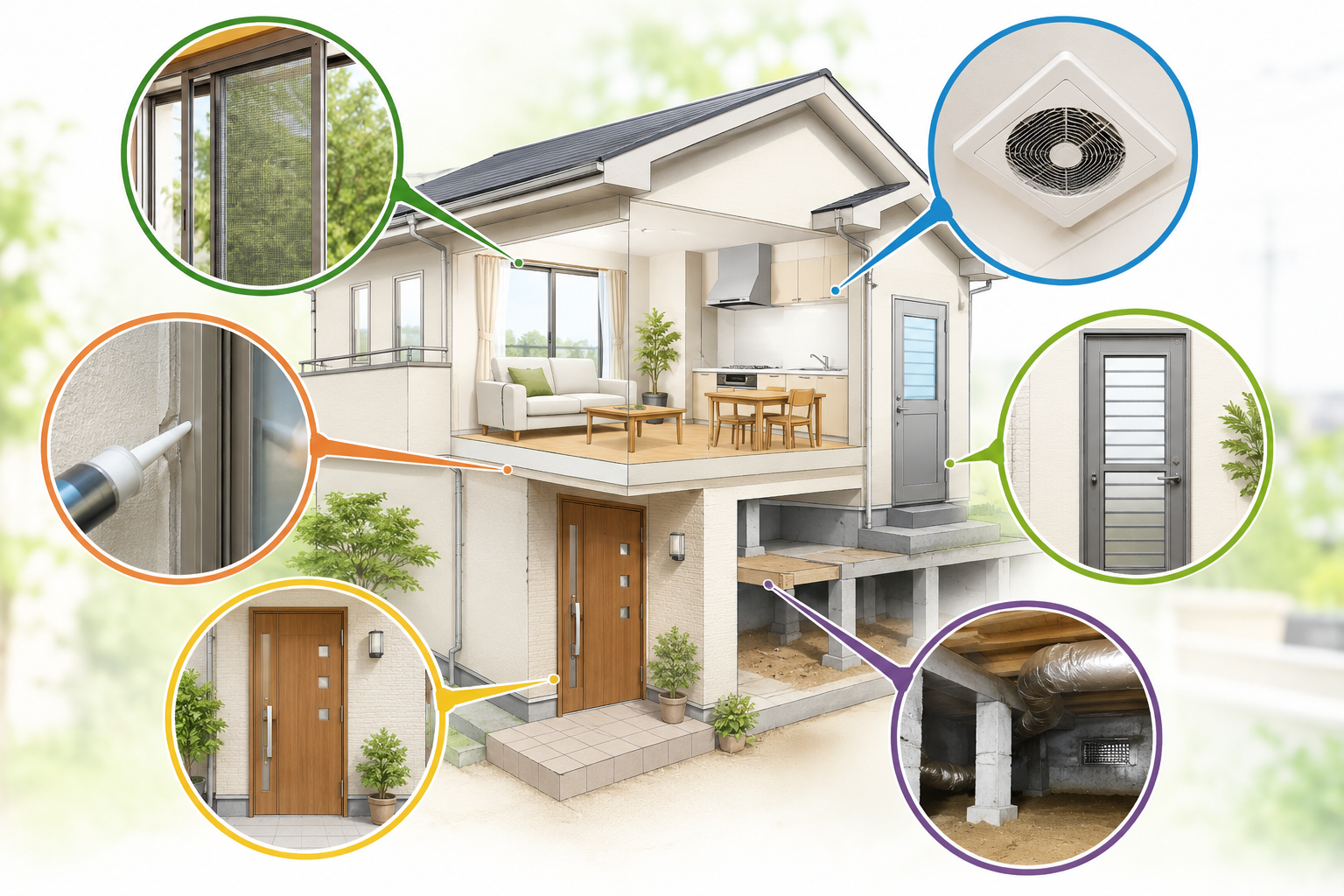 ゴキブリ対策につながる住まいの工夫