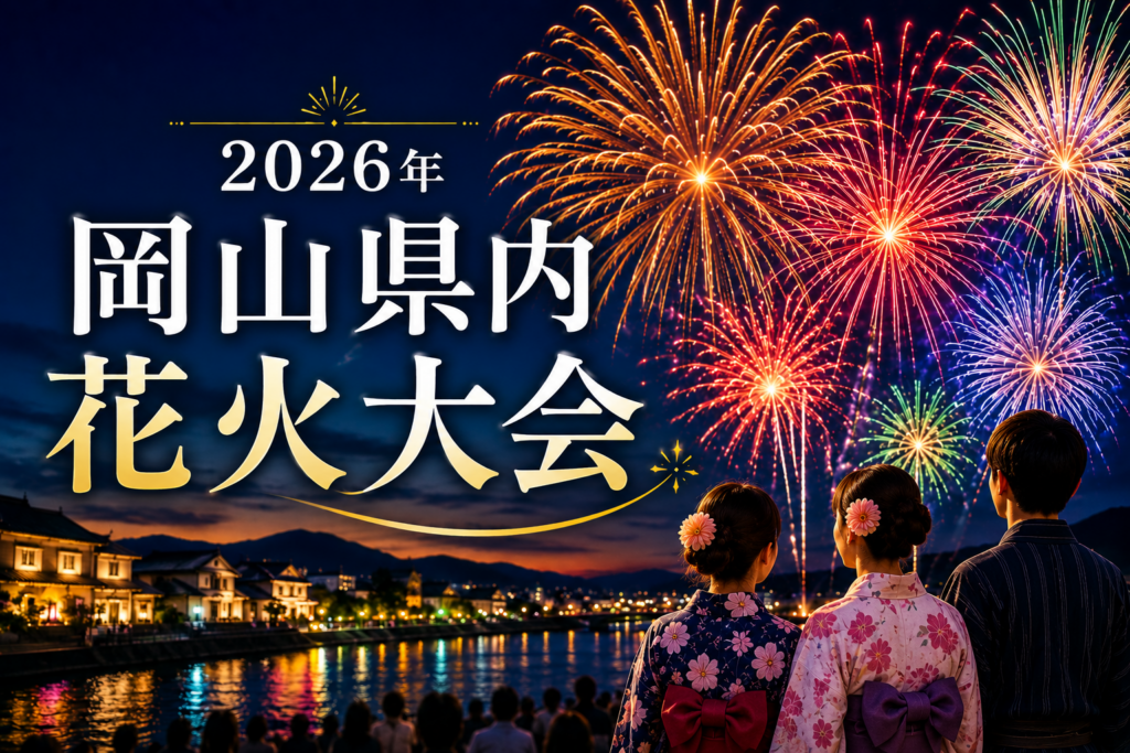【2026年版】岡山・倉敷の花火大会まとめ｜夏のおでかけにおすすめの人気イベント