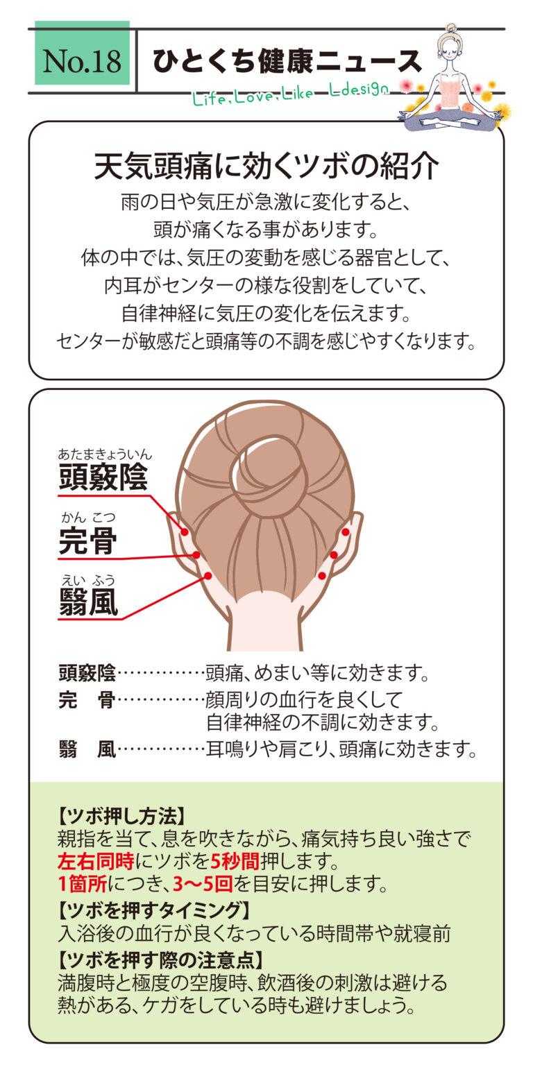 ひとくち健康ニュース No.18