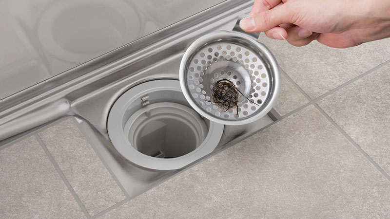 グランスパのお手入れしやすい排水口
