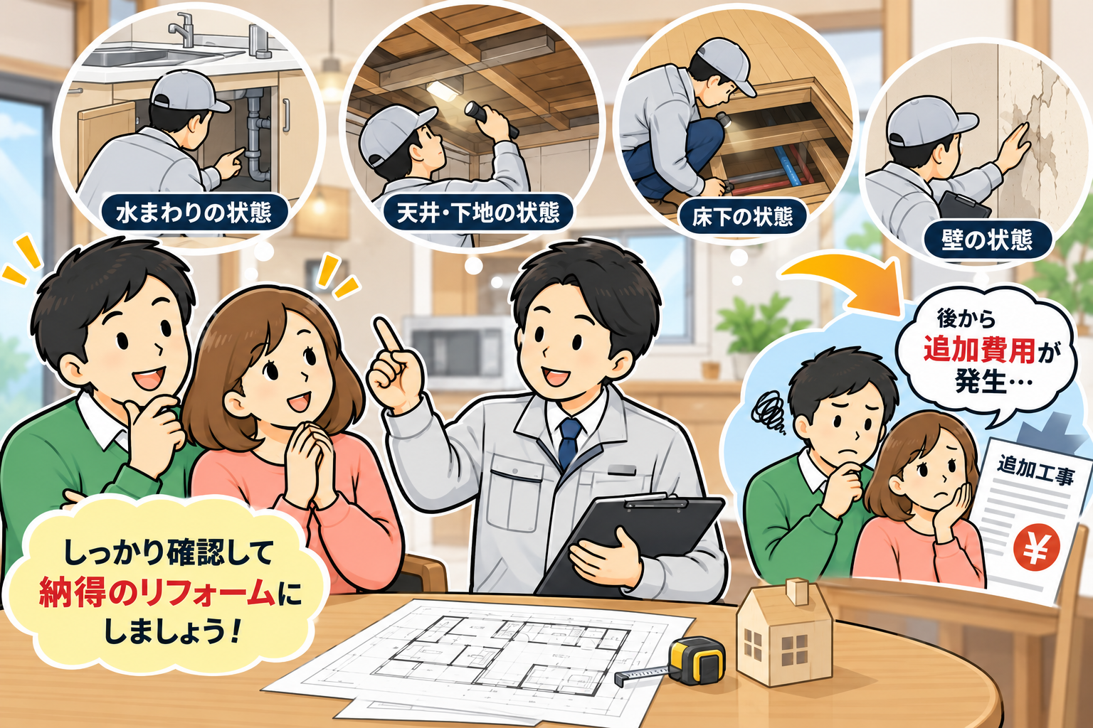 リフォームを安くする10のコツ