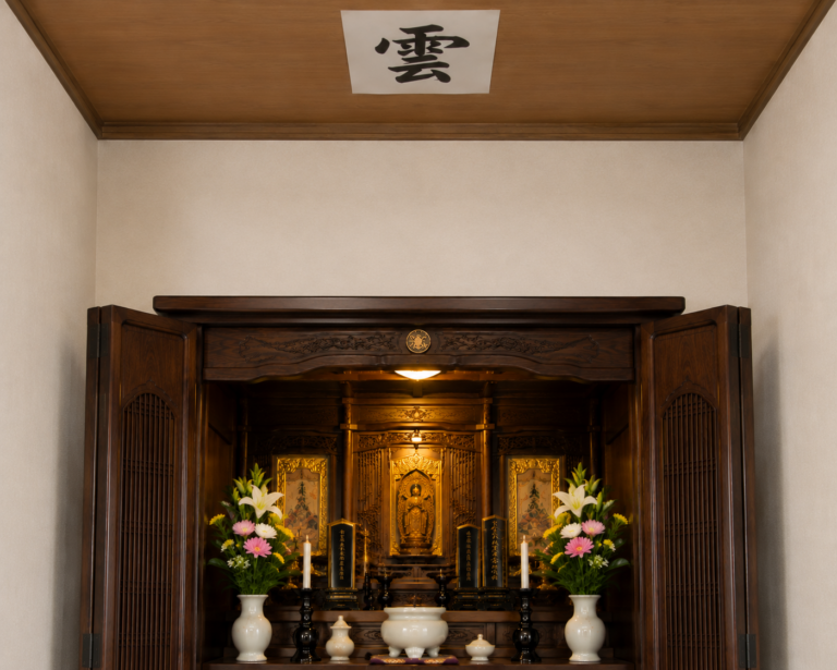 仏壇の上に部屋があっても大丈夫？「雲」「天」の意味と考え方を解説