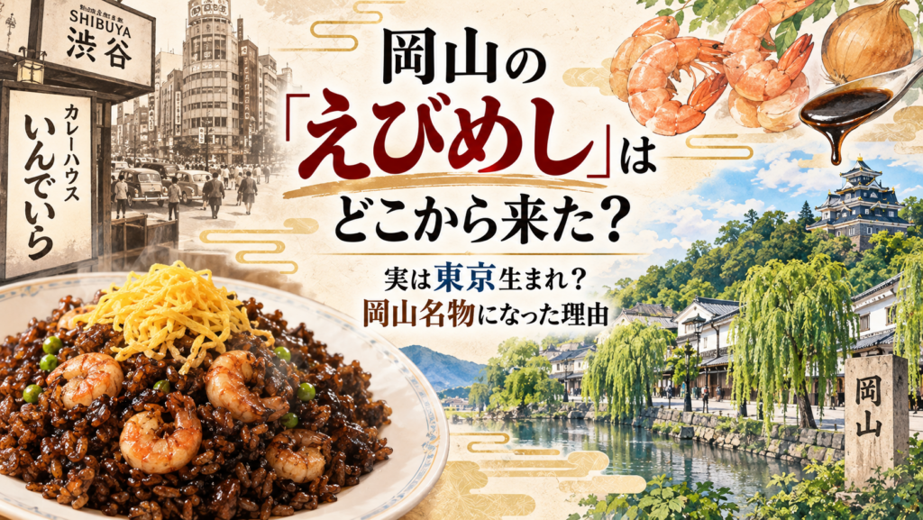 岡山の「えびめし」はどこから来た？｜実は東京生まれ？岡山名物になった理由