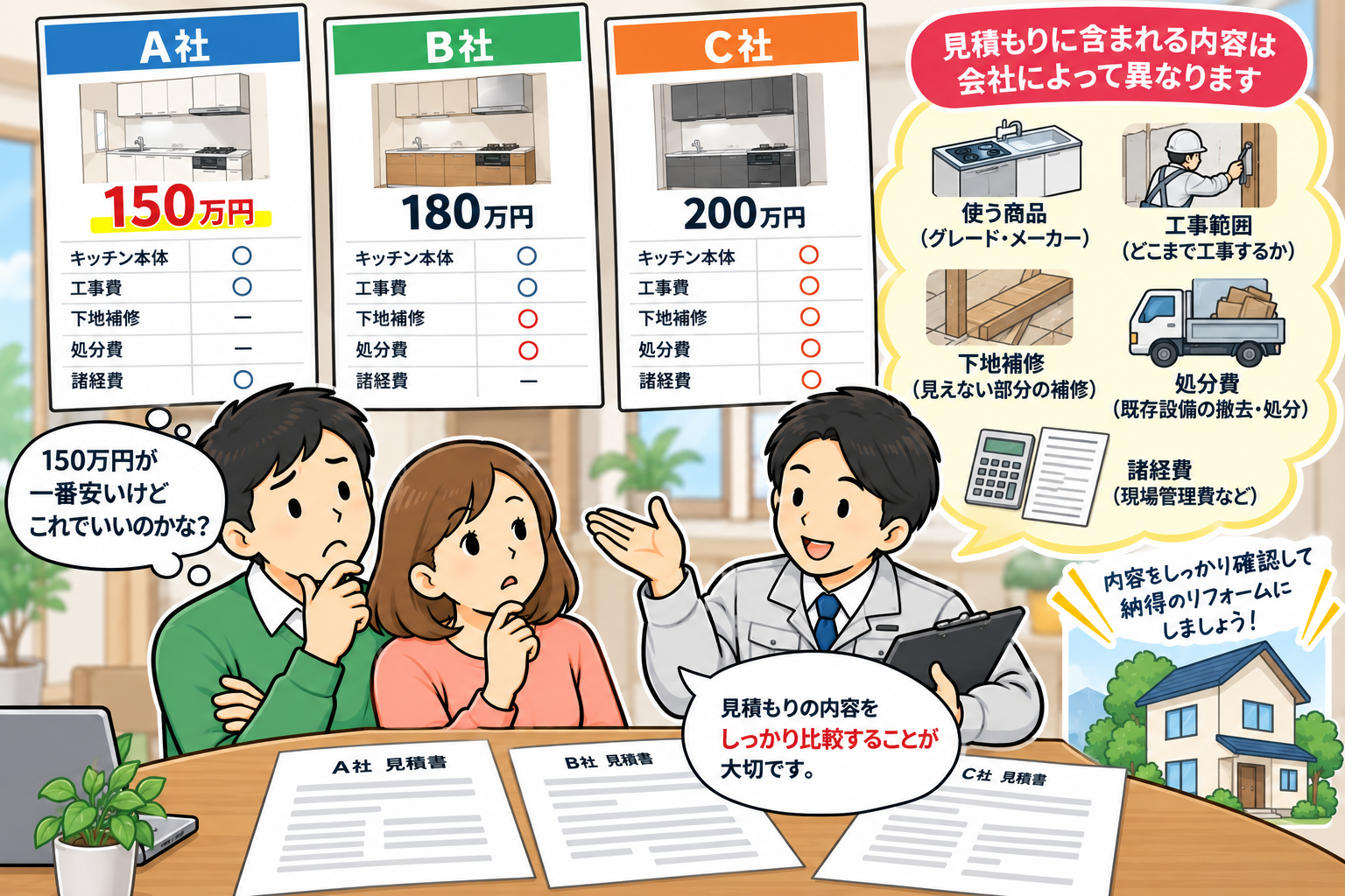 リフォームを安くする10のコツ