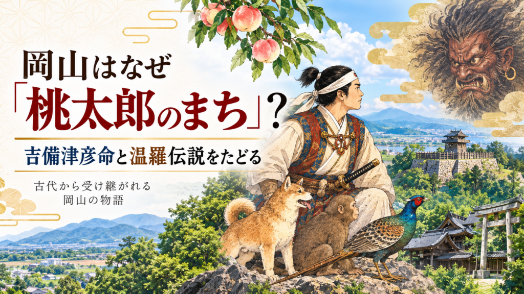 岡山はなぜ「桃太郎のまち」？｜吉備津彦命と温羅伝説をたどる