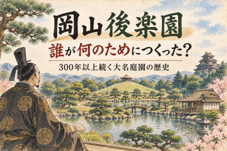 岡山後楽園は誰が何のためにつくった？｜300年以上続く大名庭園の歴史