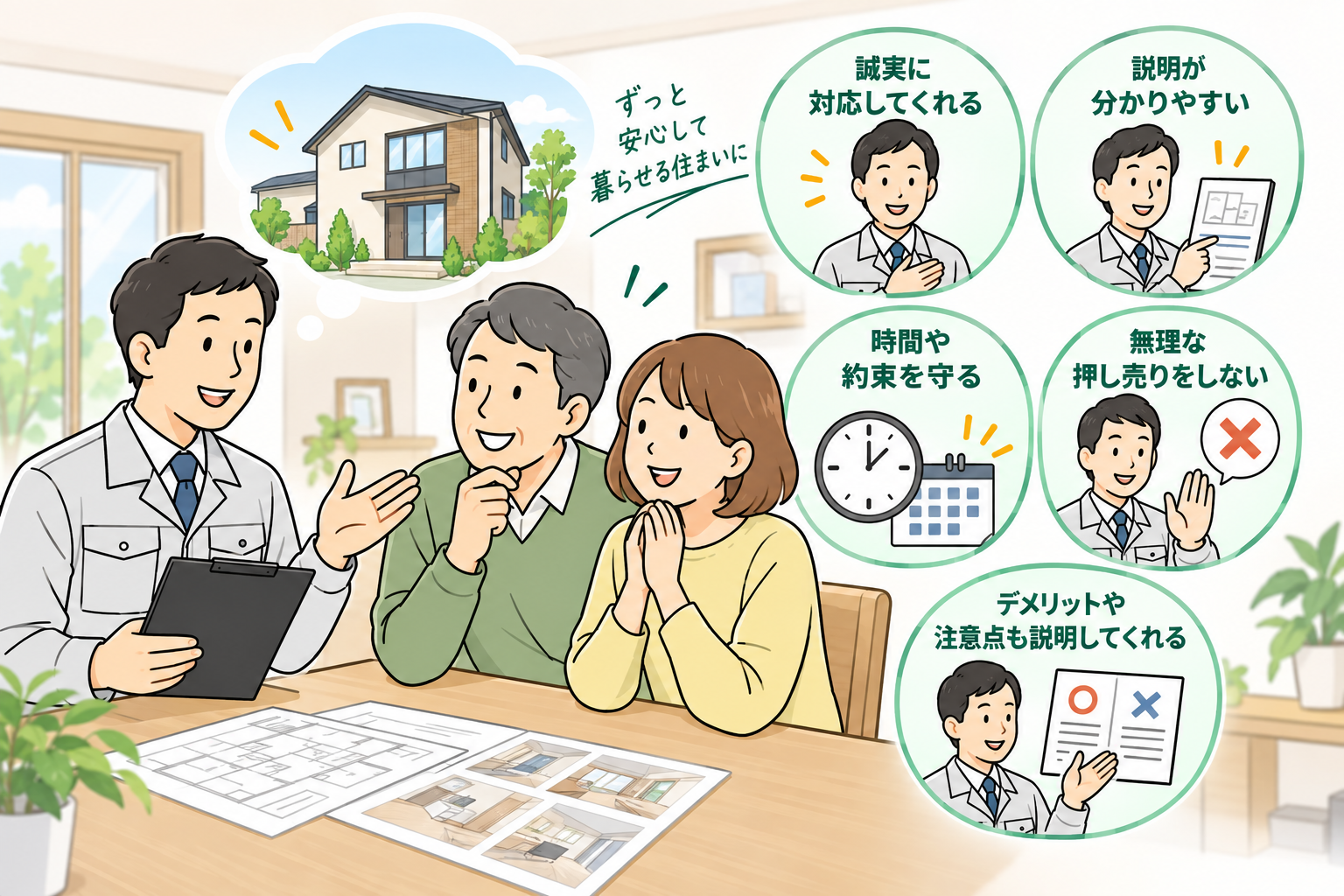 リフォームは工事後も長いお付き合いになるイメージ