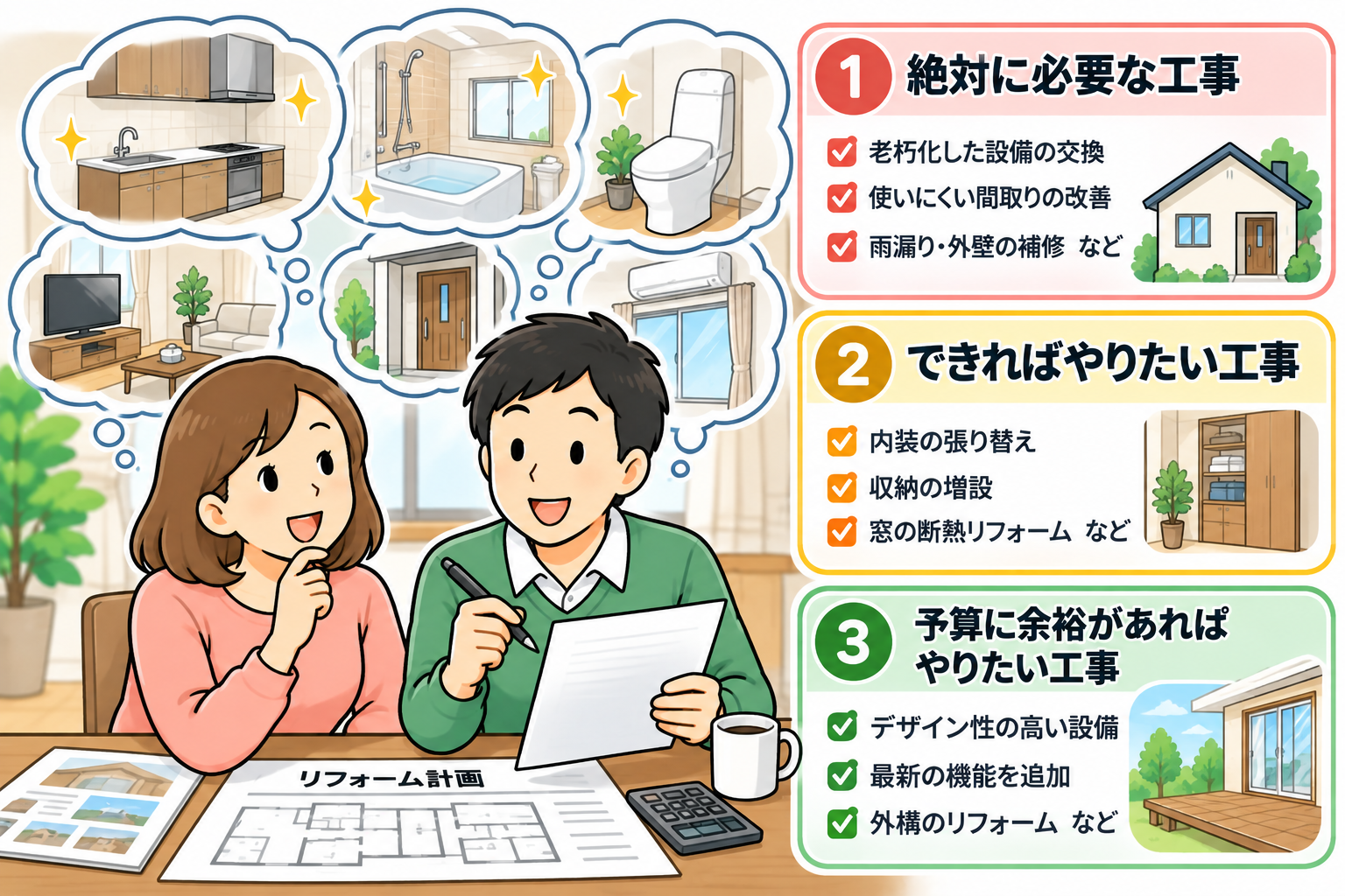 リフォームを安くする10のコツ