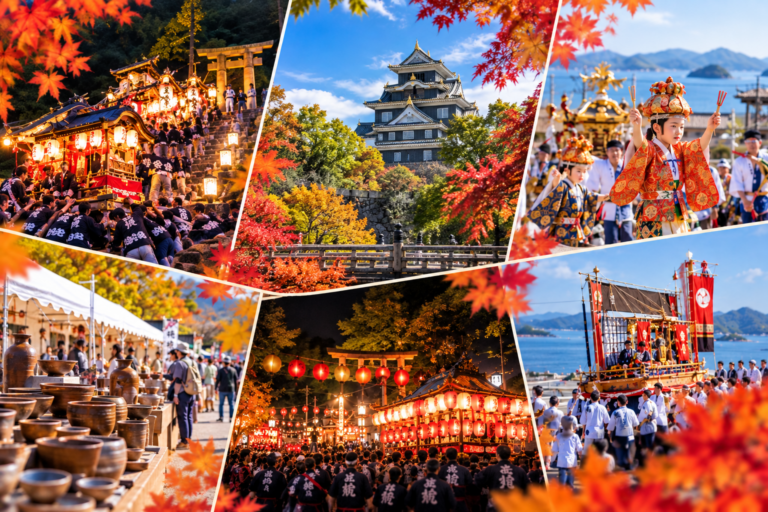 岡山県の秋祭り7選｜9月・10月・11月の開催日・屋台・見どころまとめ
