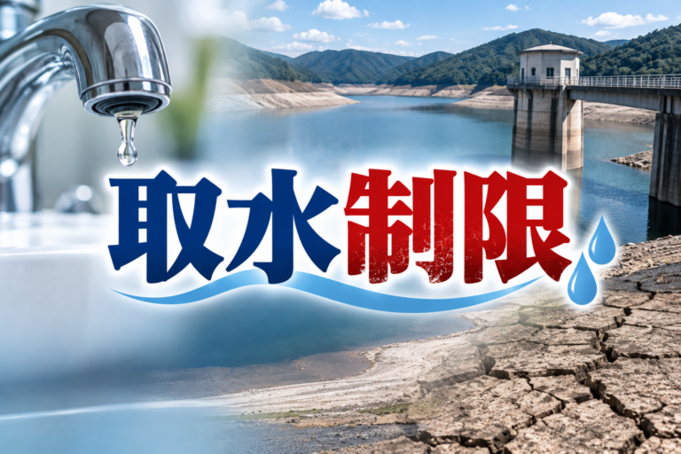 旭川水系で4年ぶりの取水制限　岡山市が節水呼びかけ「水不足です」【岡山】